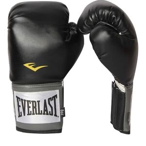 Everlast Black Boxing Gloves